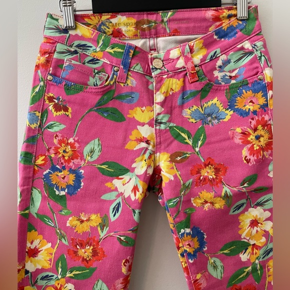 Kate Spade floral jeans - Broome Street - size 24 - Picture 2 of 9